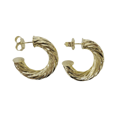 gold earrings